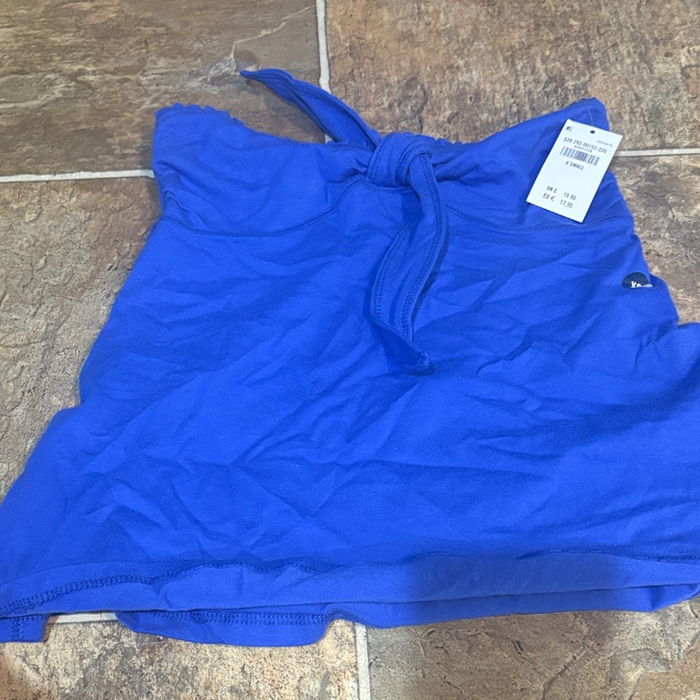 Hollister Blue Halter Top